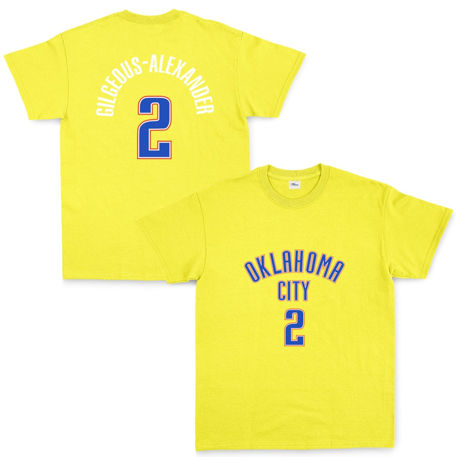 Shai Gilgeous-Alexander Oklahoma Forma Tişört XL - Sarı
