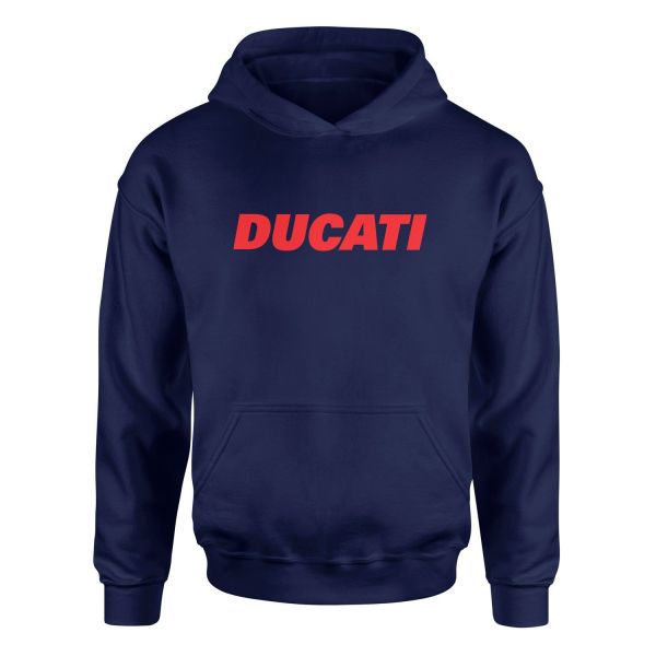 Ducati Red Hoodie L - İndigo Mavisi