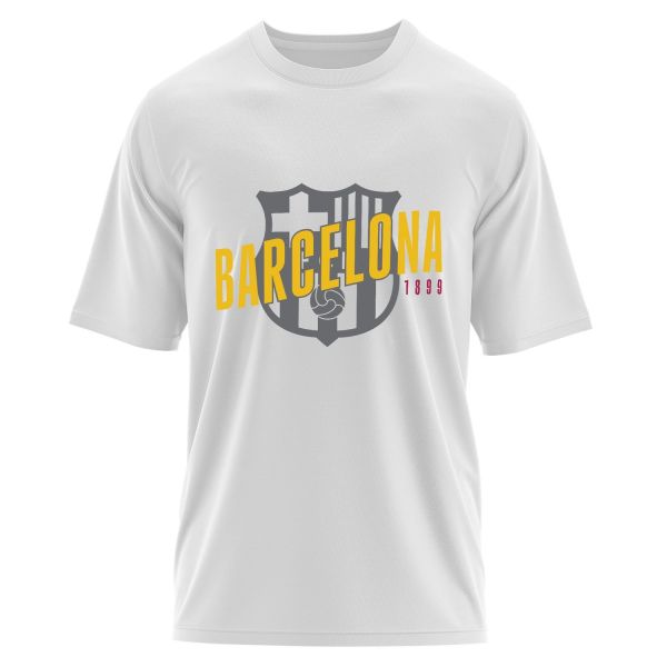 FC Barcelona 1899 Oversize Tişört XL - Beyaz
