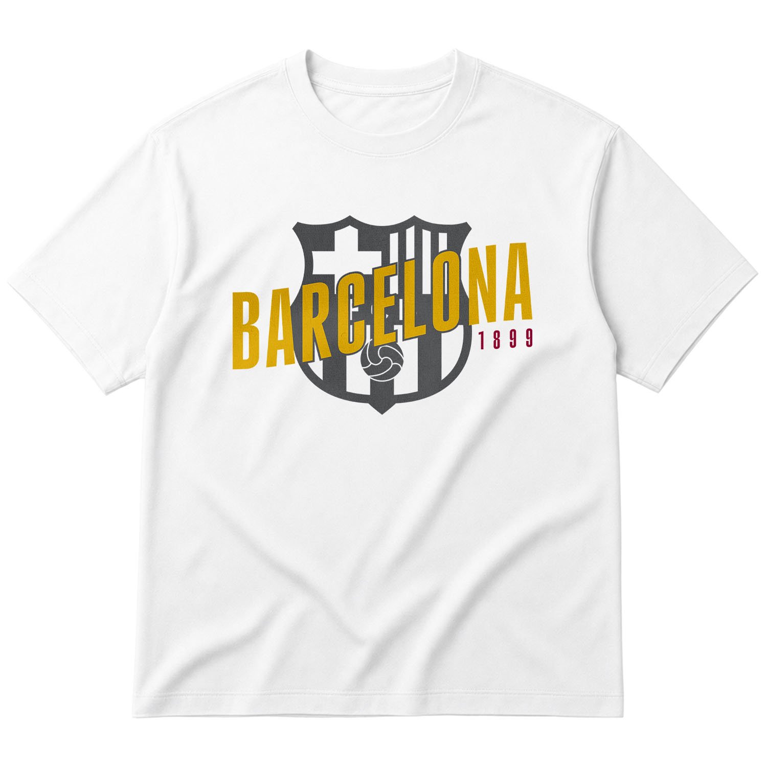 FC Barcelona 1899 Oversize Tişört XL - Beyaz
