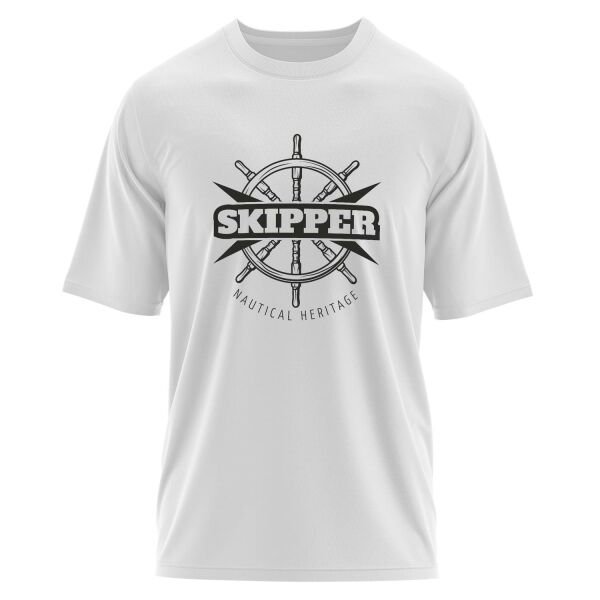Skipper Denizci Oversize Tişört M - Beyaz