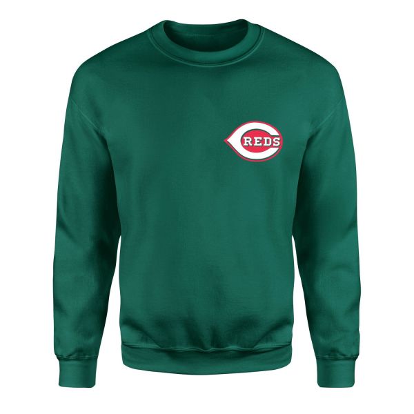 Cincinnati Reds Sweatshirt L - Nefti Yeşili
