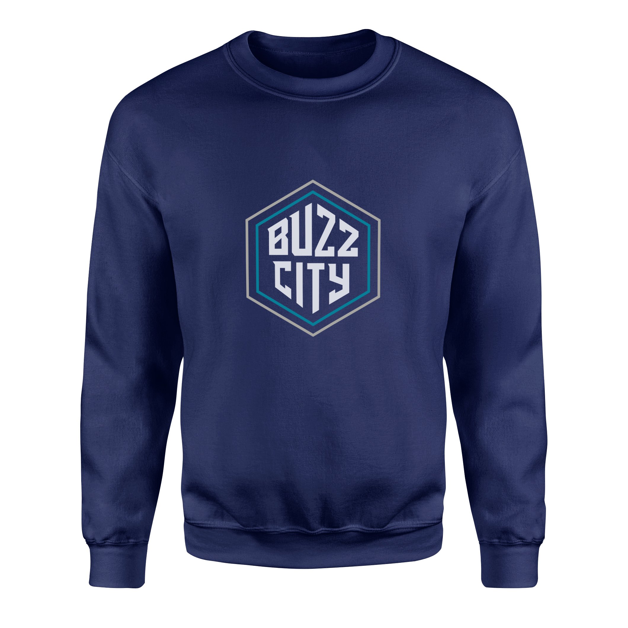Buzz City Sweatshirt L - İndigo Mavisi