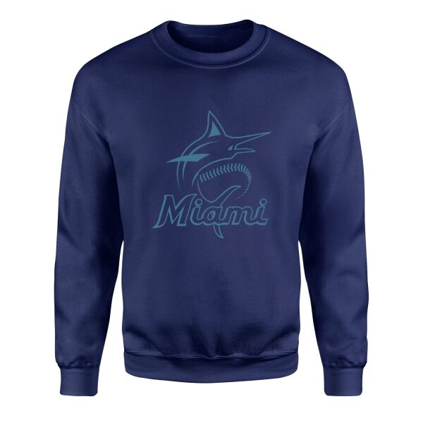 The Marlins Sweatshirt XL - İndigo Mavisi