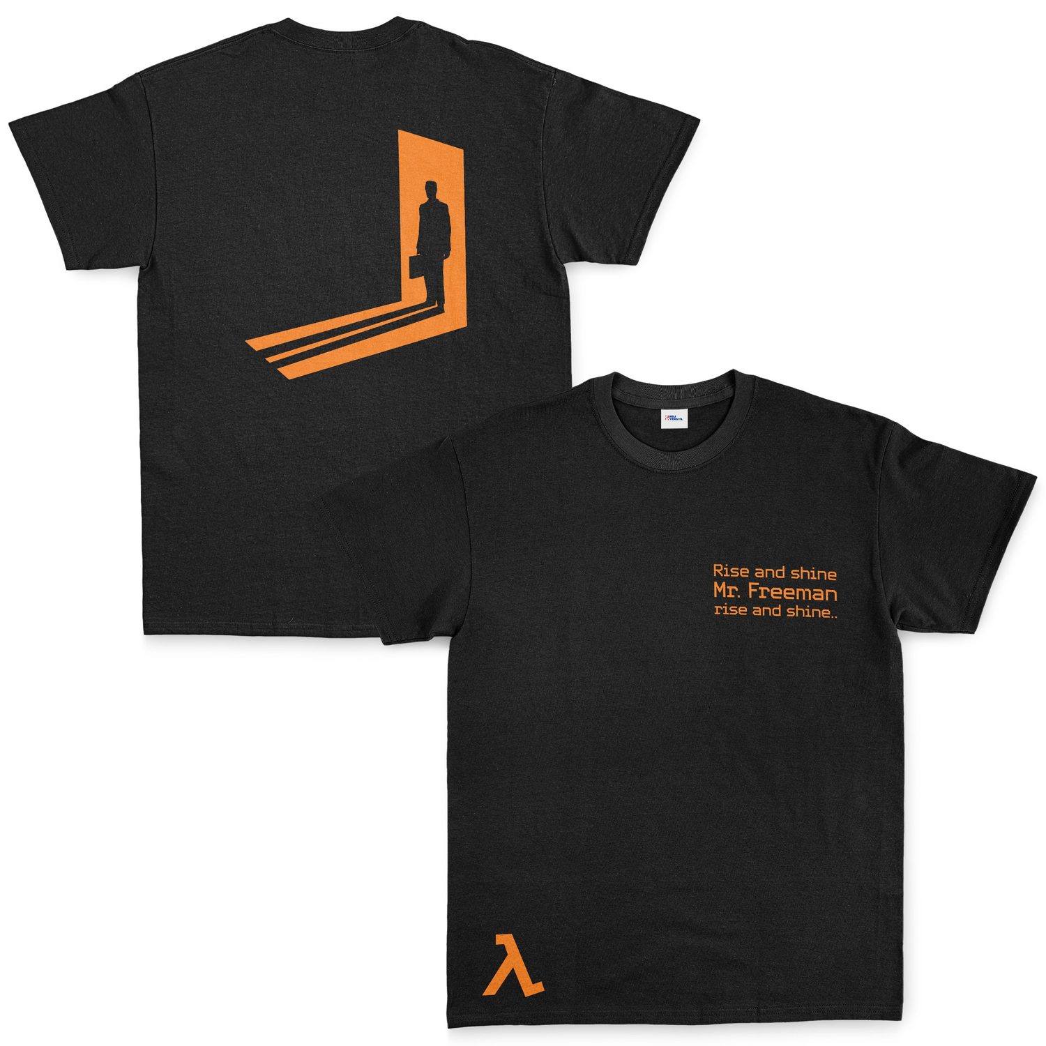 Rise and Shine Mr. Freeman | Half-Life Tişört XXL - Siyah