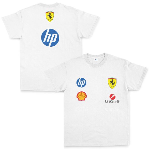 Scuderia Ferrari Teamline 2025 Tişört S - Beyaz