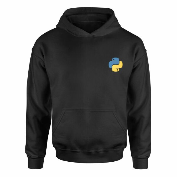 Python Icon Hoodie XL - Siyah