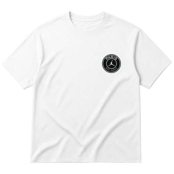 PSG X Air Jordan Oversize Tişört M - Beyaz