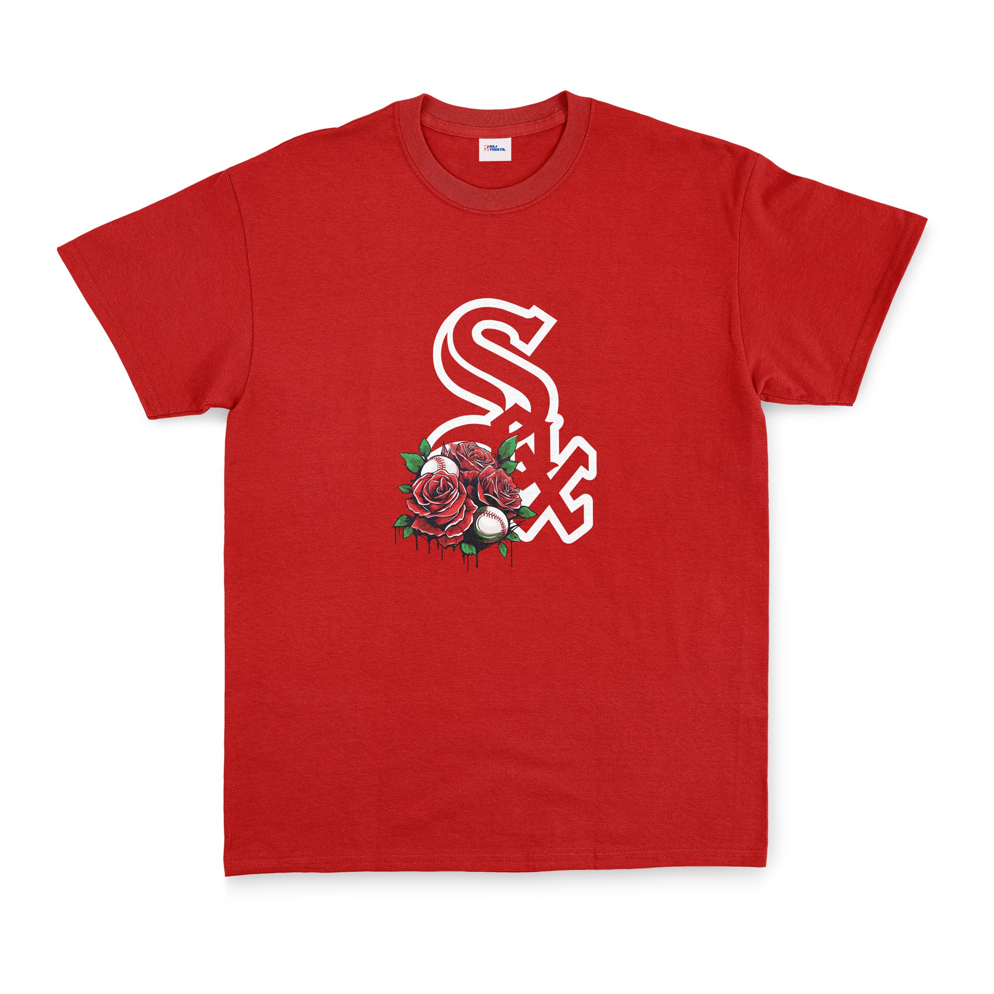 Chicago White Sox Roses Tişört XXL - Kırmızı