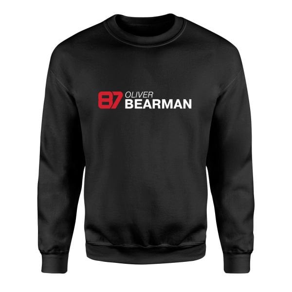 Oliver Bearman 87 Sweatshirt XL - Siyah