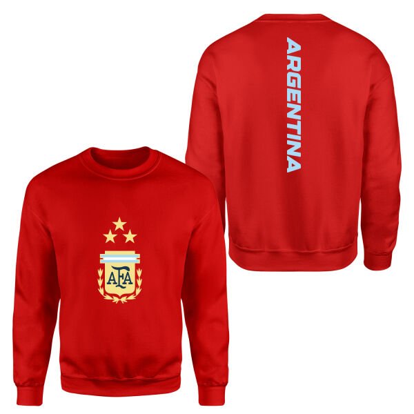 Argentina Legacy Sweatshirt S - Kırmızı