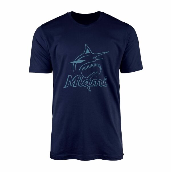 The Marlins Tişört XL - İndigo Mavisi