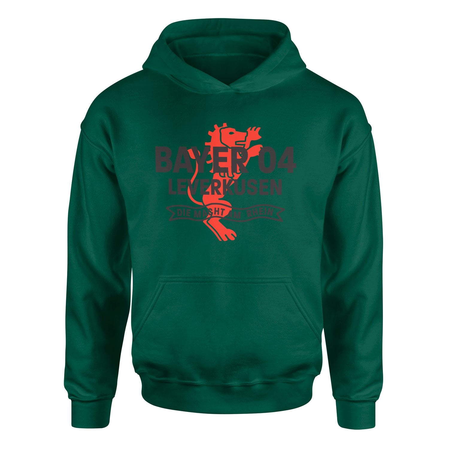 B04 Leverkusen Die Macht Am Rhein Hoodie XXL - Nefti Yeşili