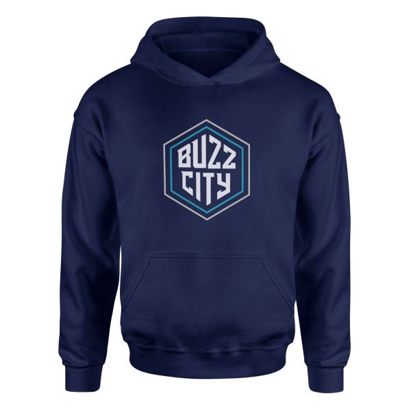 Buzz City Hoodie M - İndigo Mavisi