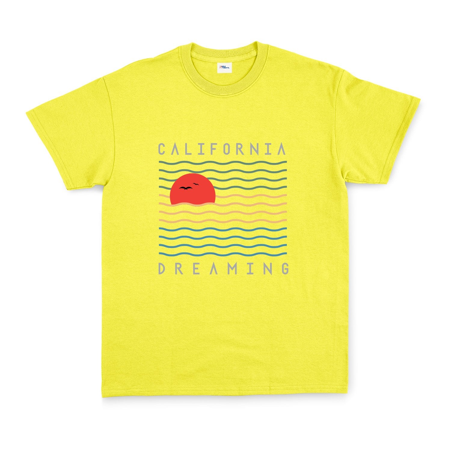 California Dreamin’ Tişört S - Sarı