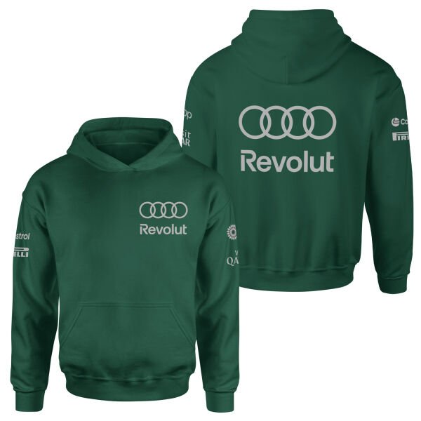 Audi Revolut Racing Hoodie S - Nefti Yeşili