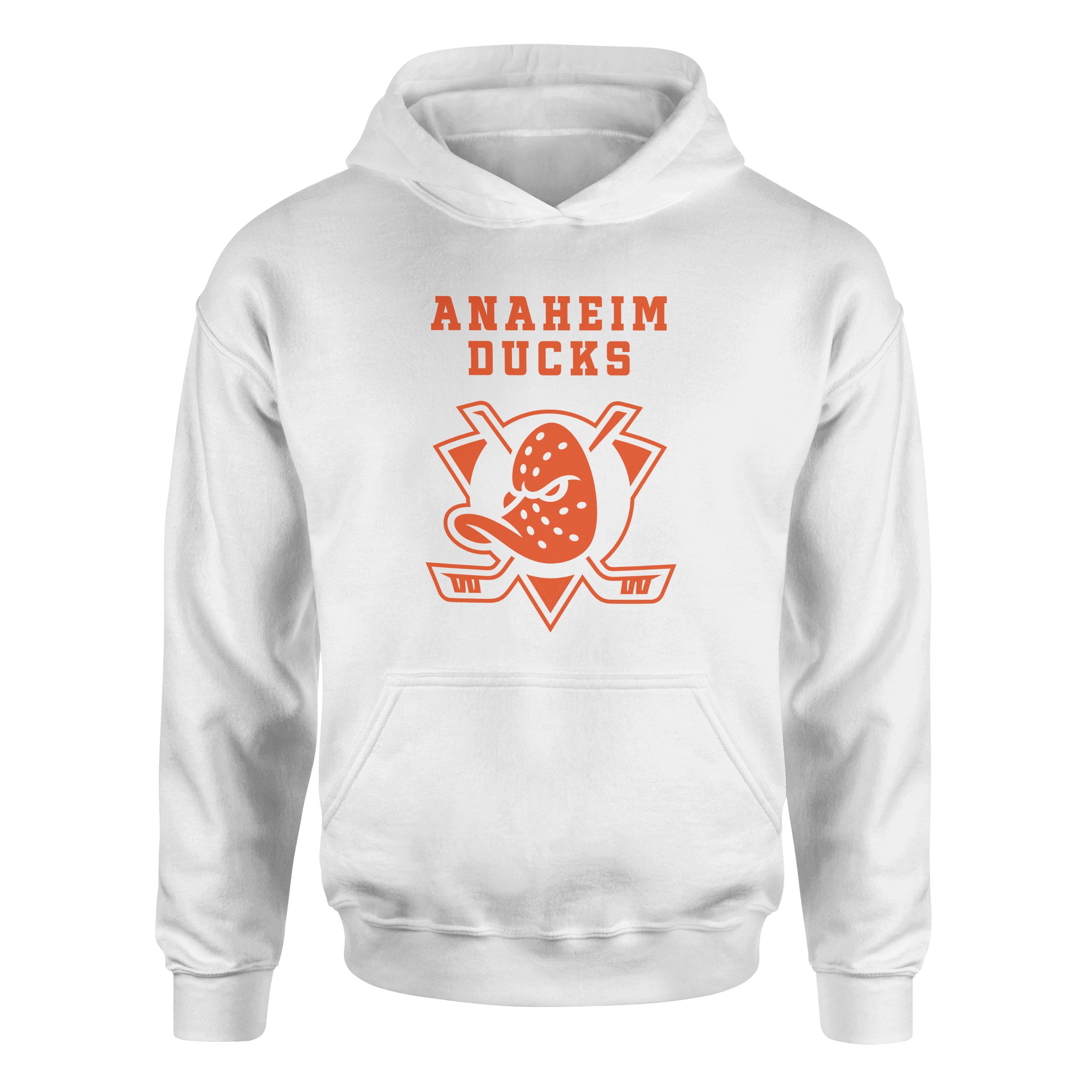 Anaheim Ducks Hoodie S - Beyaz