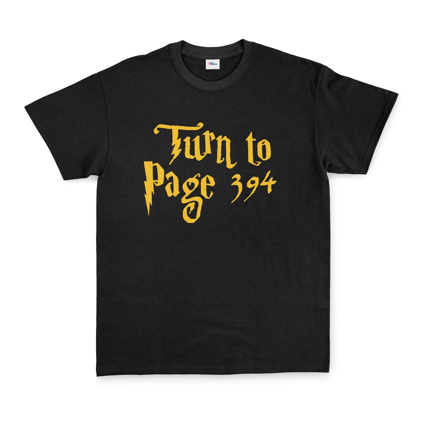 Turn to Page 394 Tişört XXL - Siyah