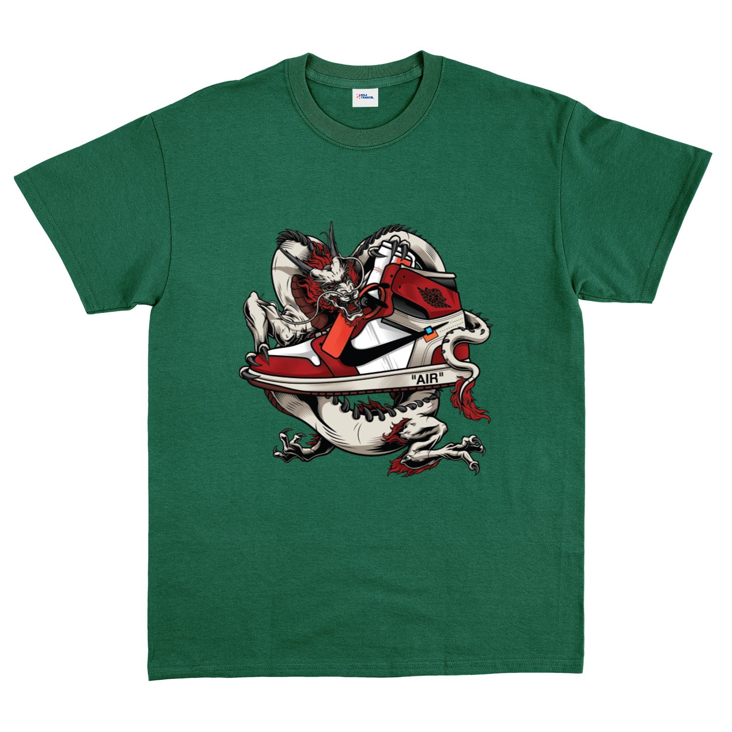 Air Jordan Dragon Tişört XXL - Nefti Yeşili