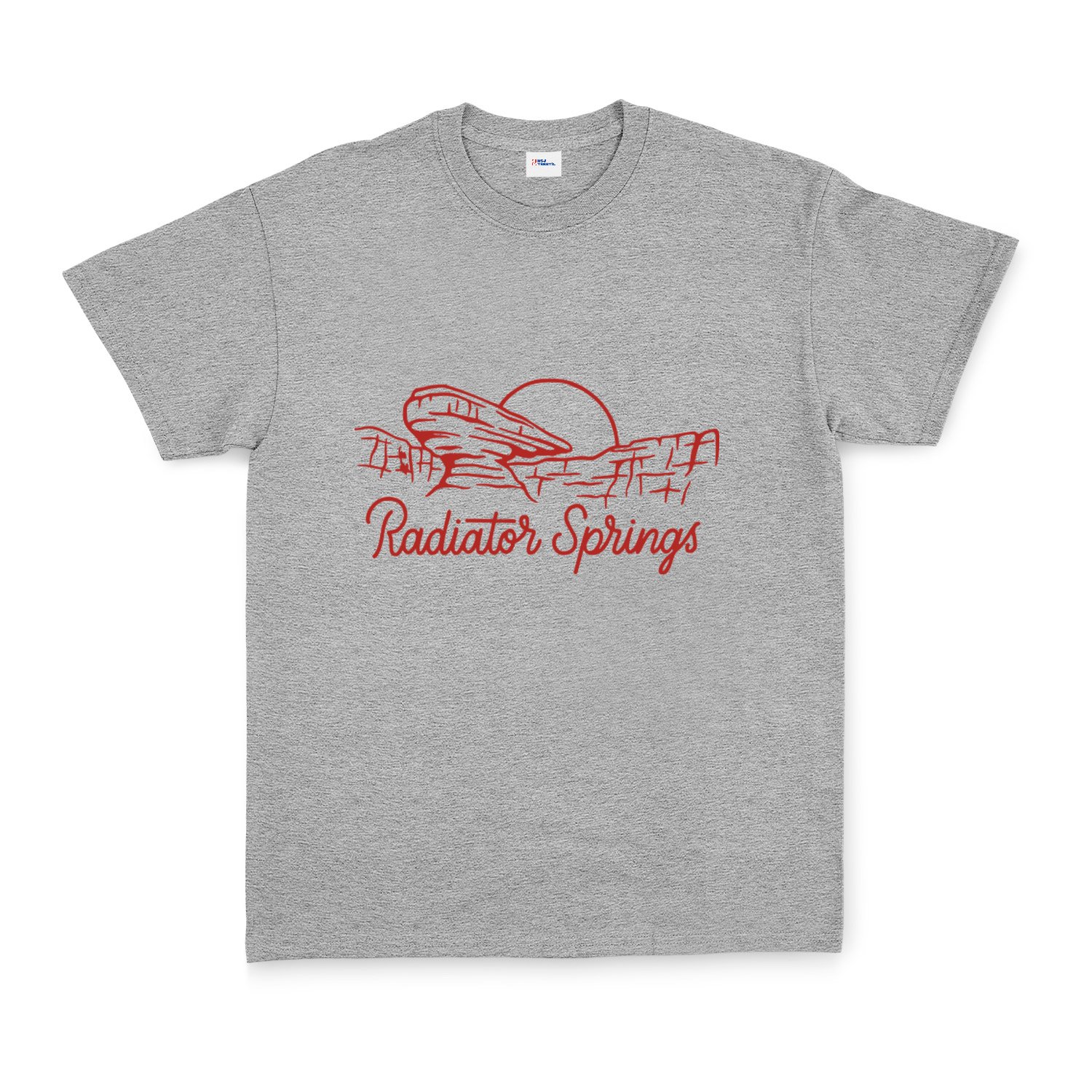 Radiator Springs Tişört L - Gri