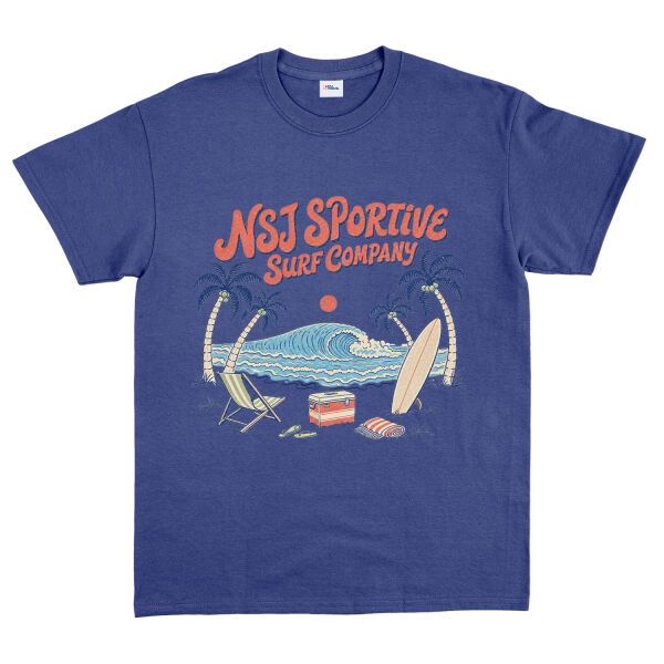 NSJ Sportive Surf Company 2026 Tişört XL - İndigo Mavisi