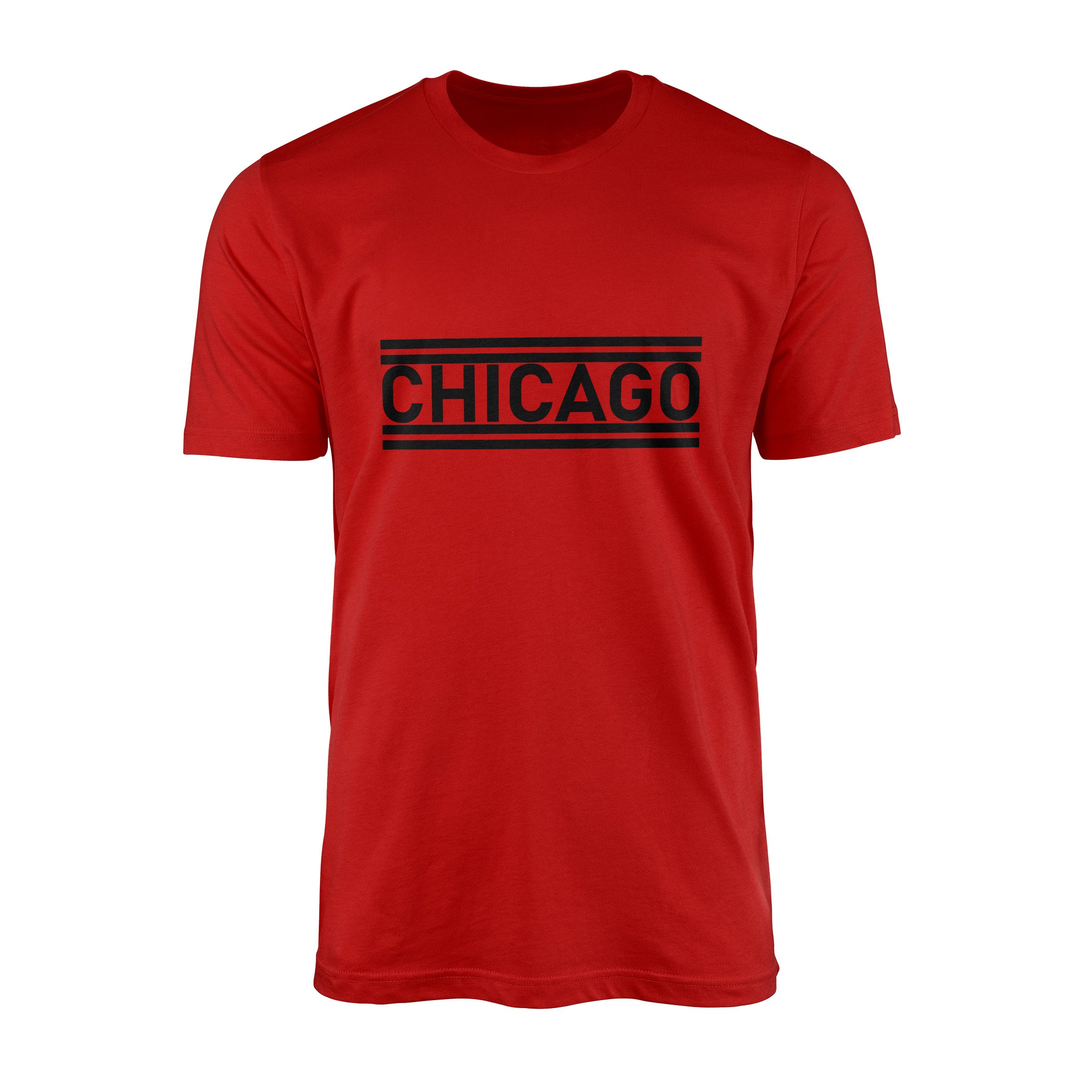 Chicago Lines Tişört XL - Kırmızı