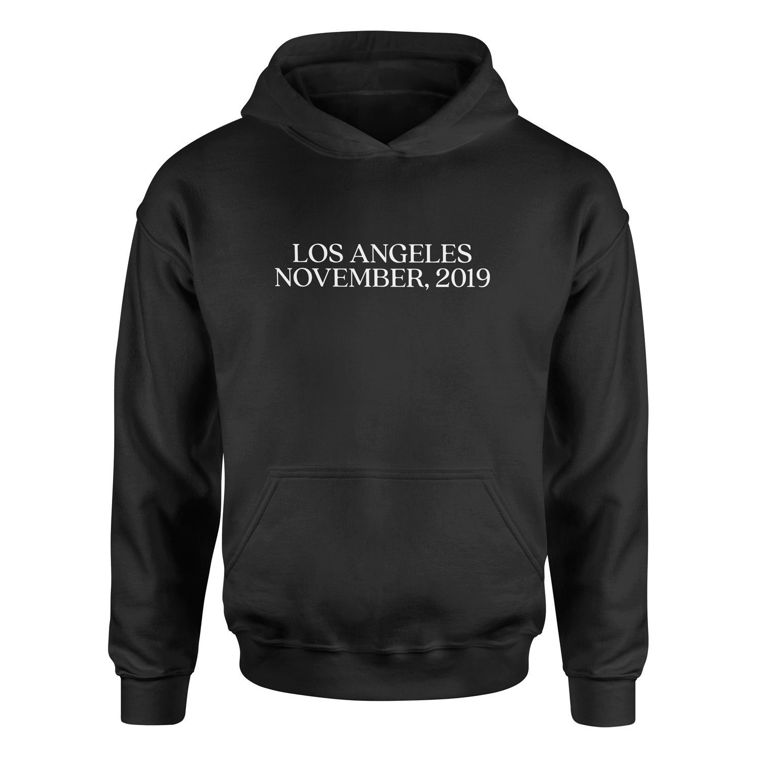 LOS ANGELES, NOVEMBER, 2019 Hoodie XL - Siyah