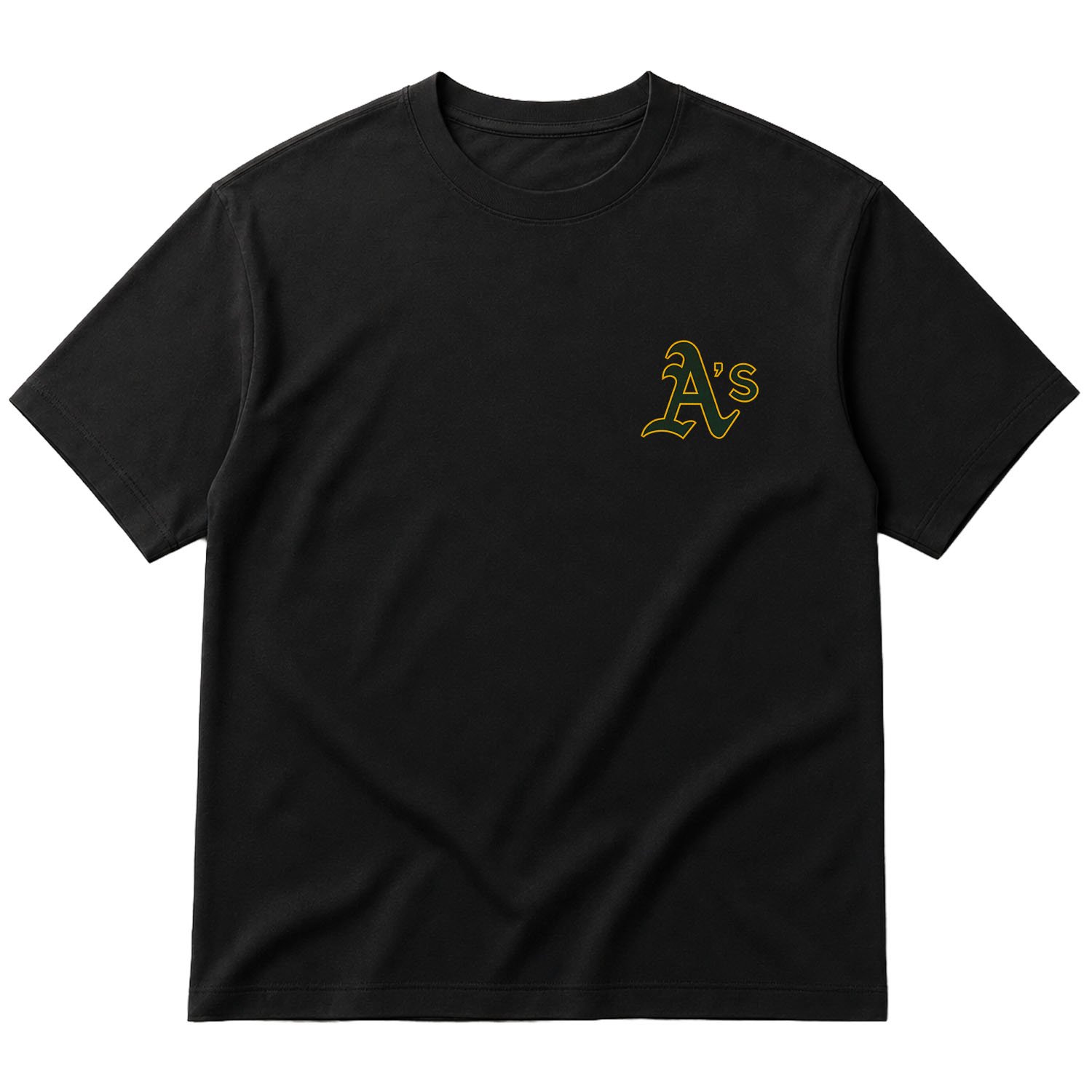 Oakland Athletics Oversize Tişört XL - Siyah