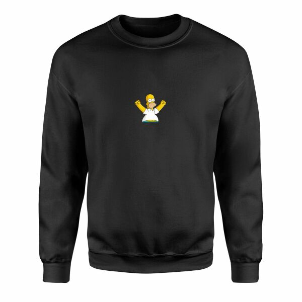 Homer Simpson, Proud Simpson | The Simpsons Sweatshirt L - Siyah
