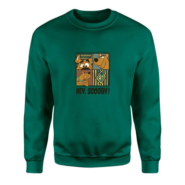 Hey Scooby! Sweatshirt XL - Nefti Yeşili