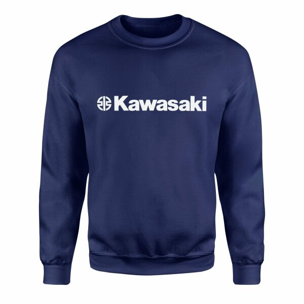 Kawasaki Sweatshirt L - İndigo Mavisi