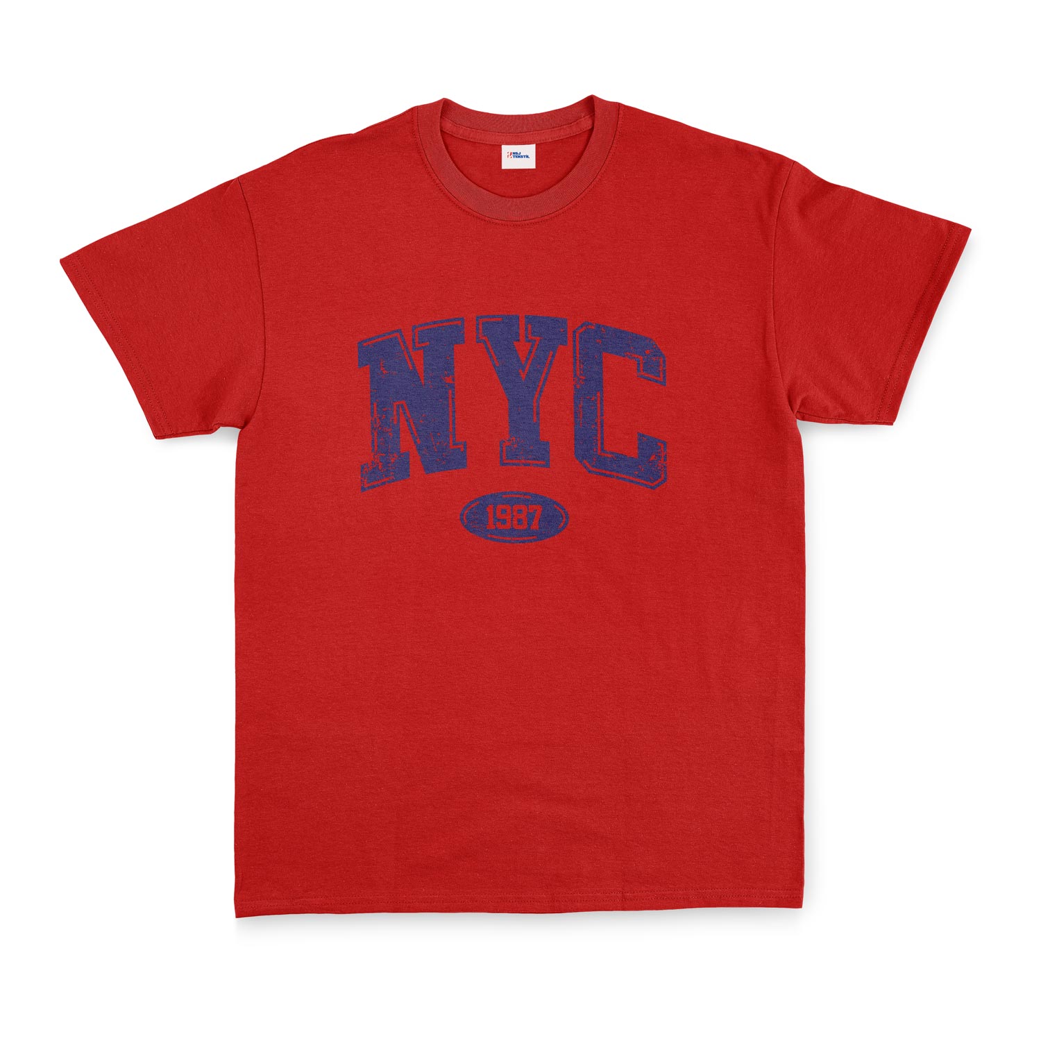 NYC 1987 Tişört L - Kırmızı