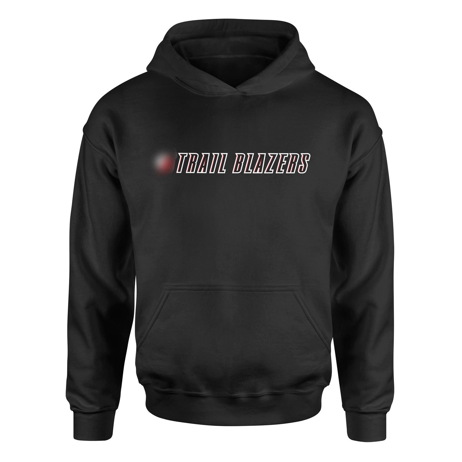 Trail Blazers Hoodie XXL - Siyah