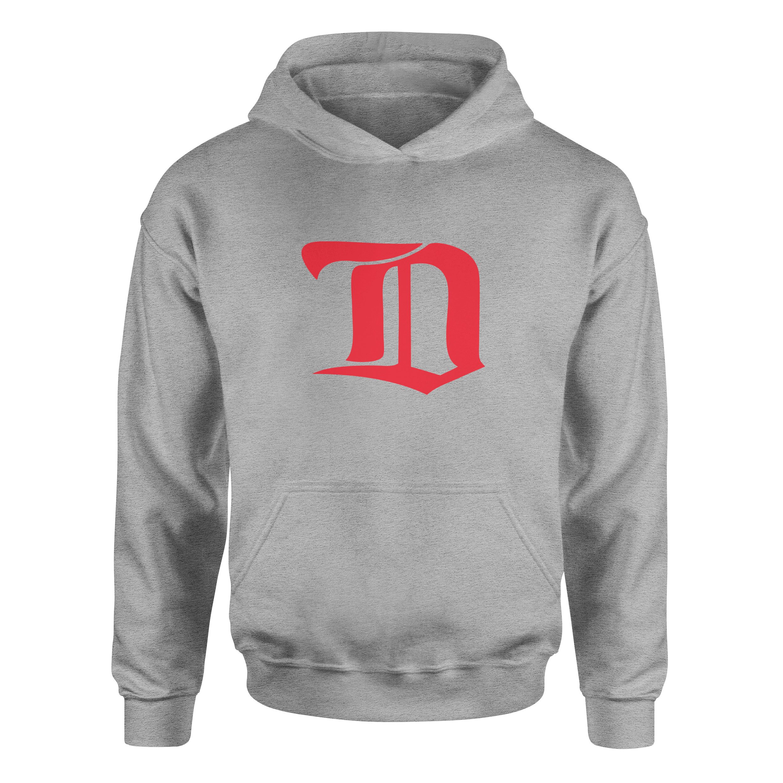Detroit Red Wings Retro Hoodie L - Gri