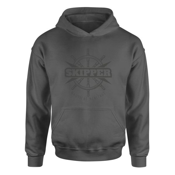 Skipper Denizci Hoodie XL - Füme