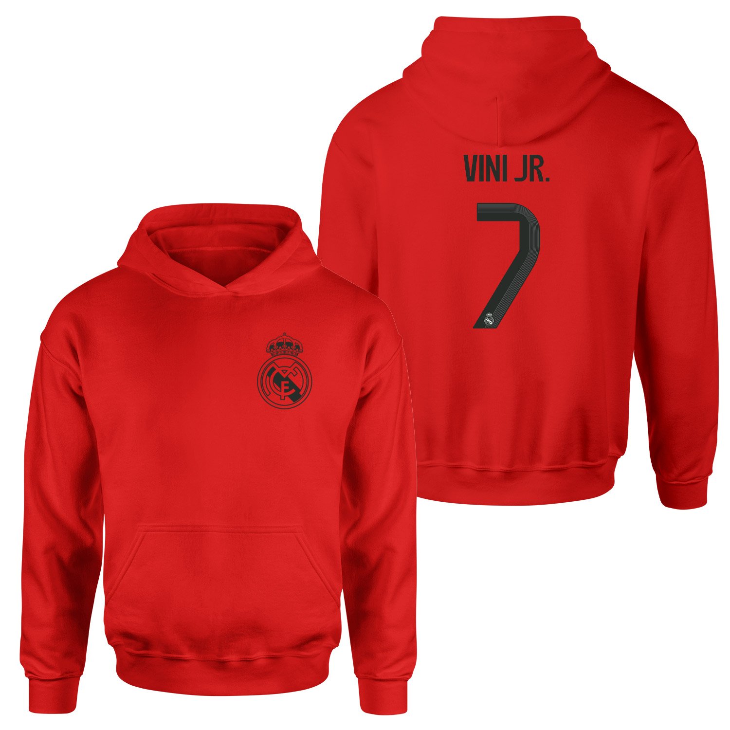 Vinícius Júnior RM BL Forma Hoodie XL - Kırmızı
