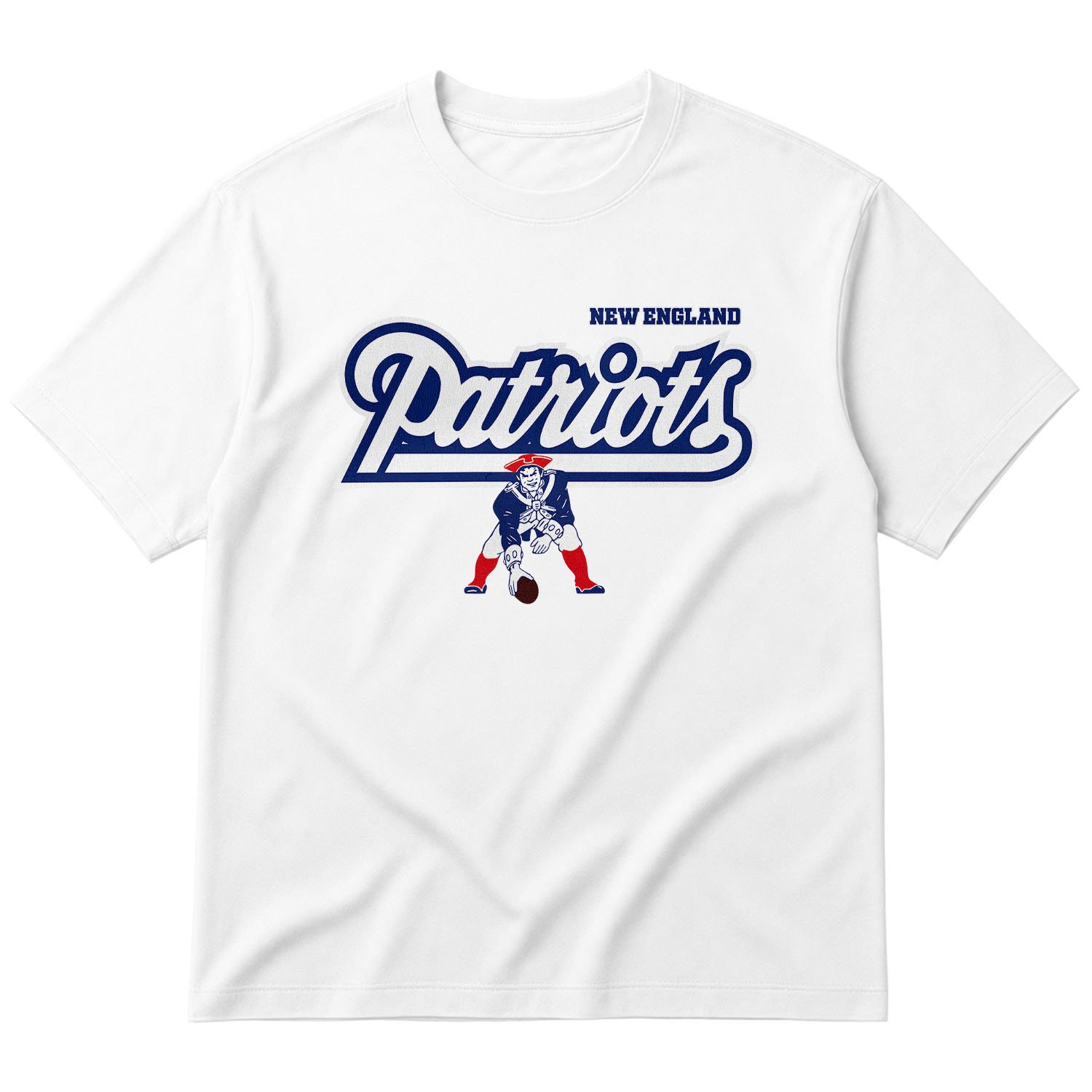 New England Patriots | Pat Patriot Oversize Tişört S - Beyaz