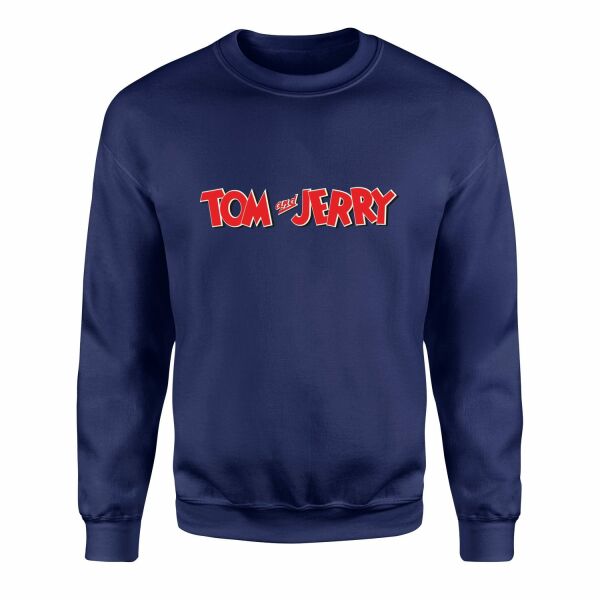 Tom and Jerry Sweatshirt S - İndigo Mavisi