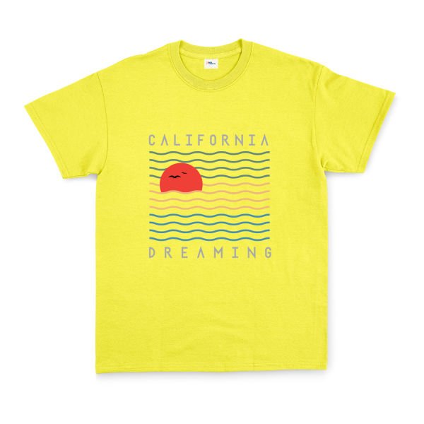 California Dreamin’ Tişört L - Sarı