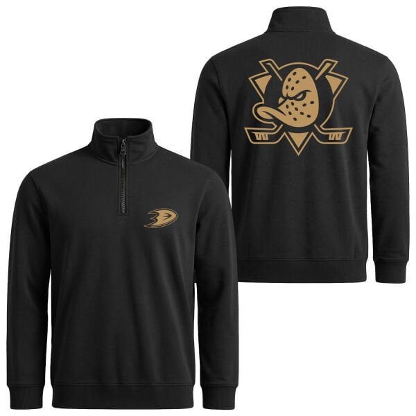 Anaheim Ducks SE Yarım Fermuarlı Sweatshirt