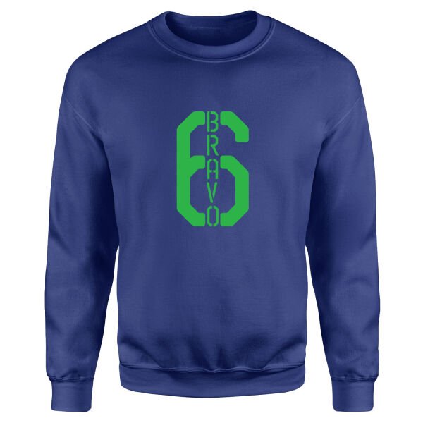 Bravo 6 | Call of Duty Sweatshirt S - İndigo Mavisi