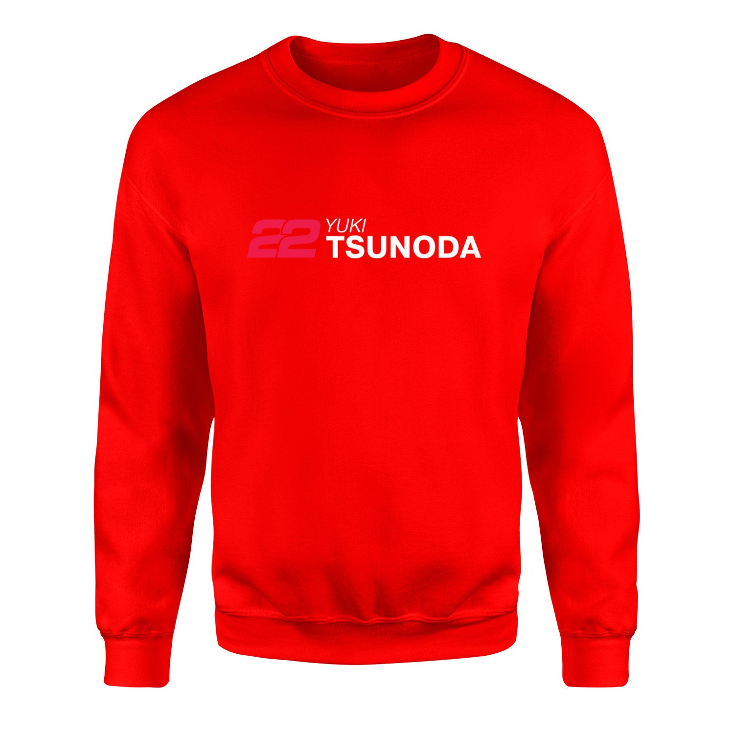 Yuki Tsunoda 22 Sweatshirt M - Kırmızı