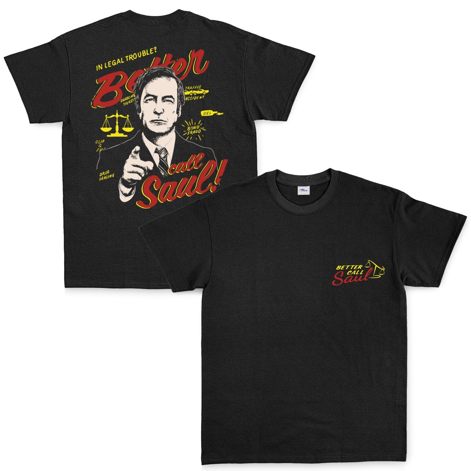 Call Saul Goodman | Better Call Saul Tişört XL - Siyah