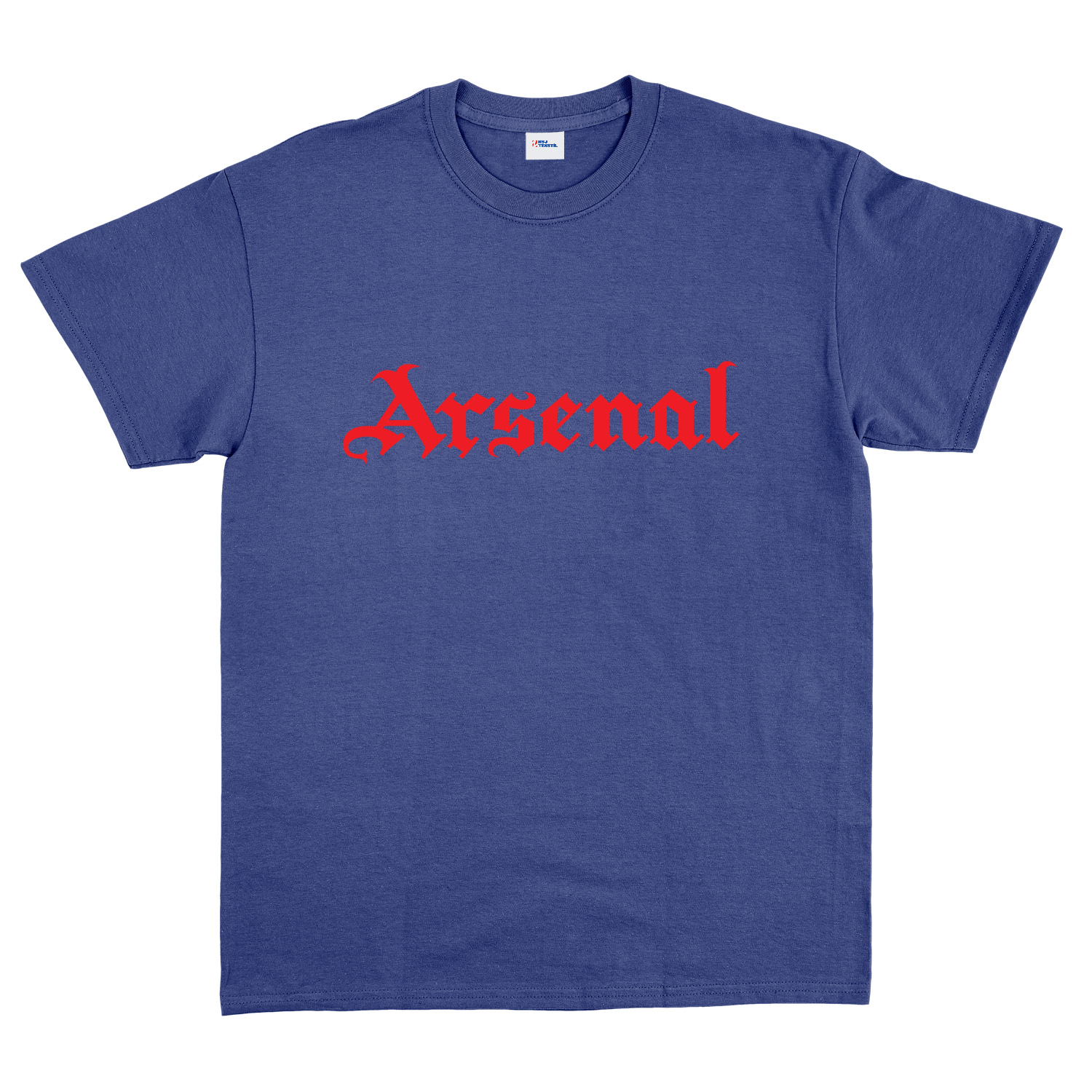Arsenal Black Letters R Tişört S - İndigo Mavisi
