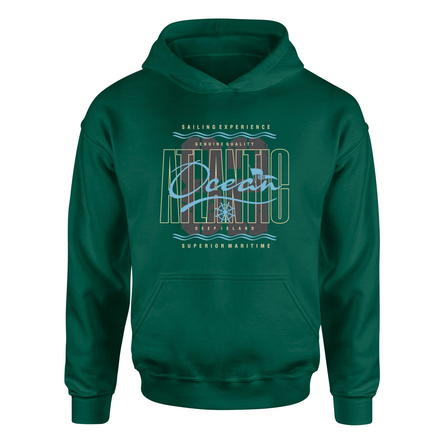 Atlantic Ocean Hoodie XL - Nefti Yeşili