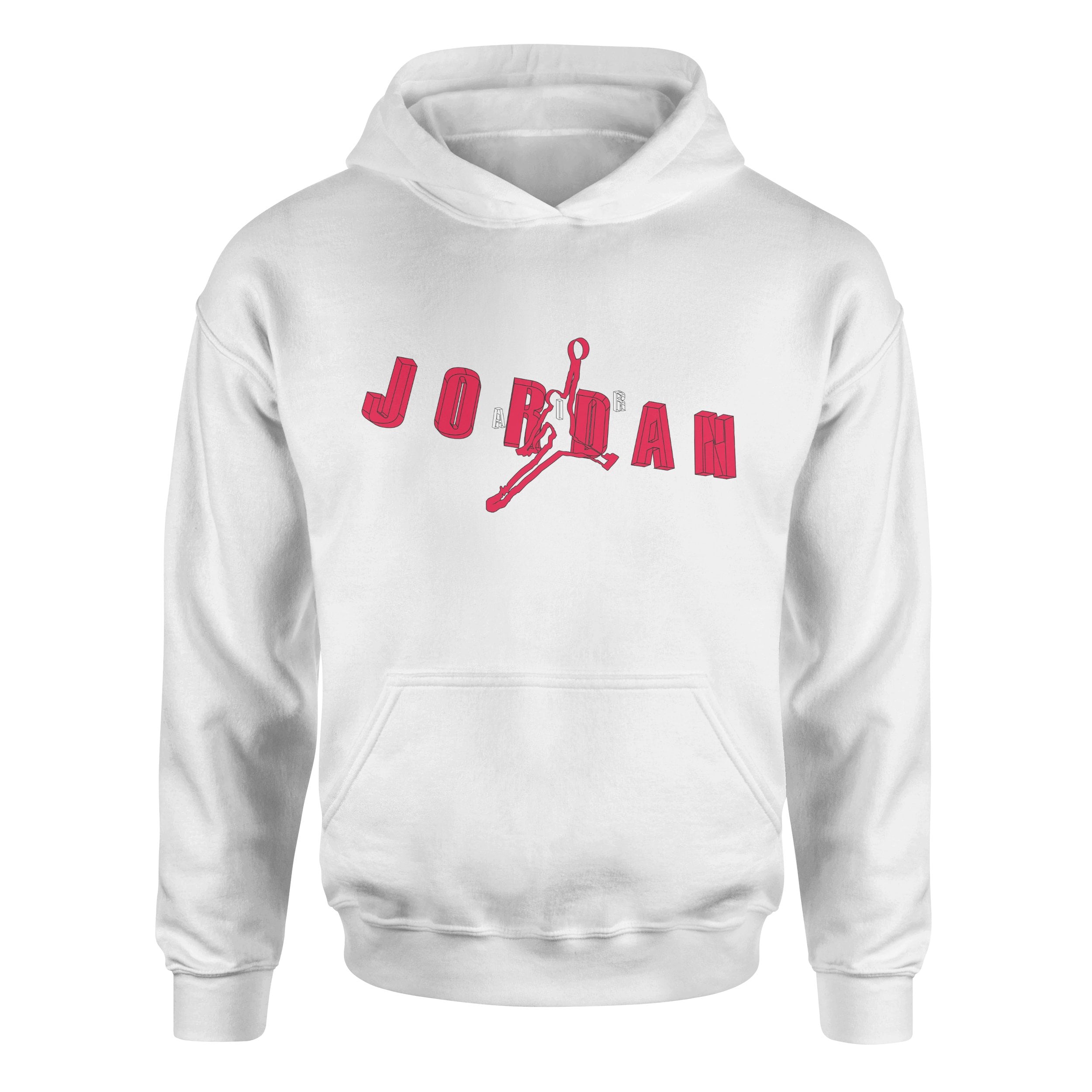 Air Jordan Wireframe Hoodie XXL - Beyaz