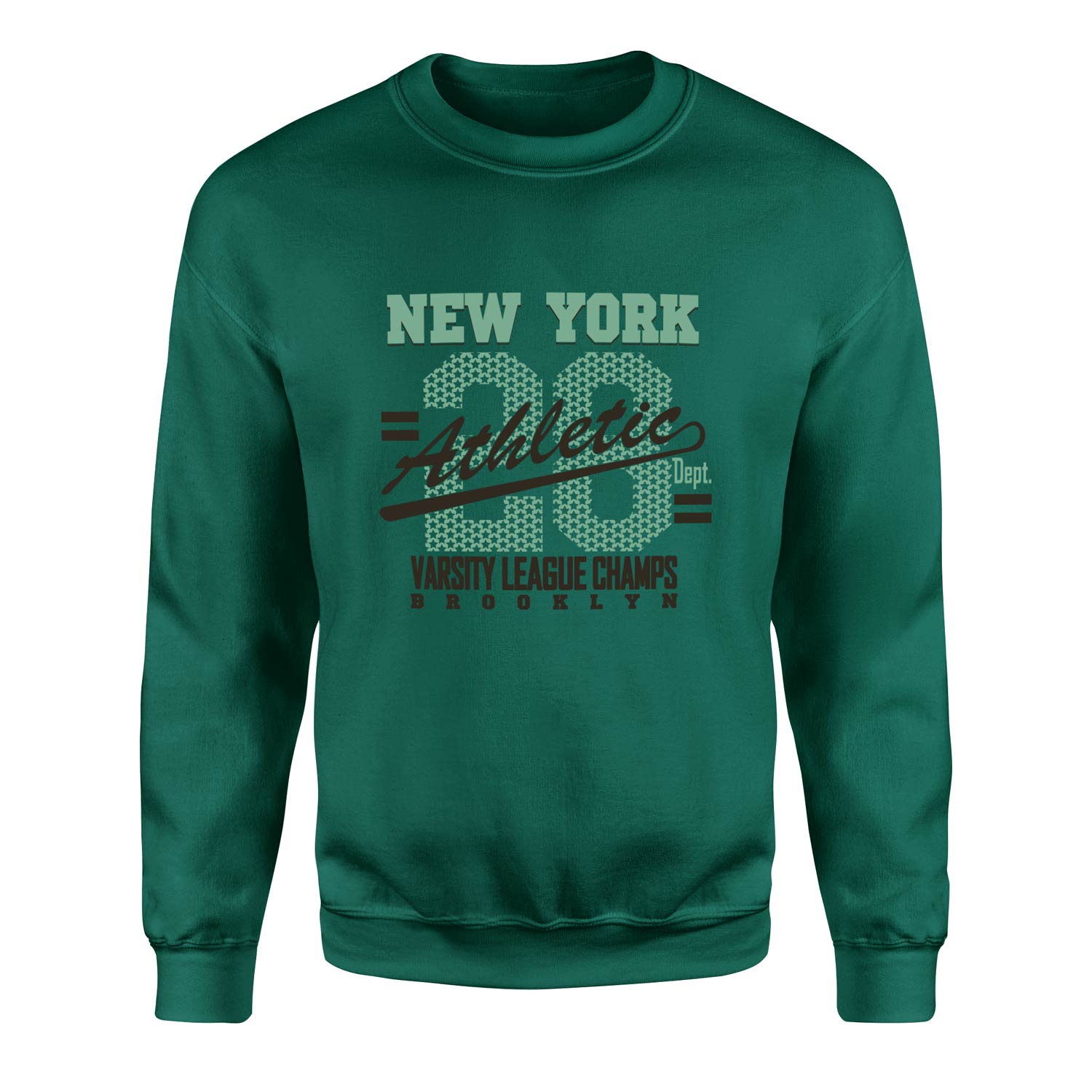 NY Athletic Sweatshirt XXL - Nefti Yeşili