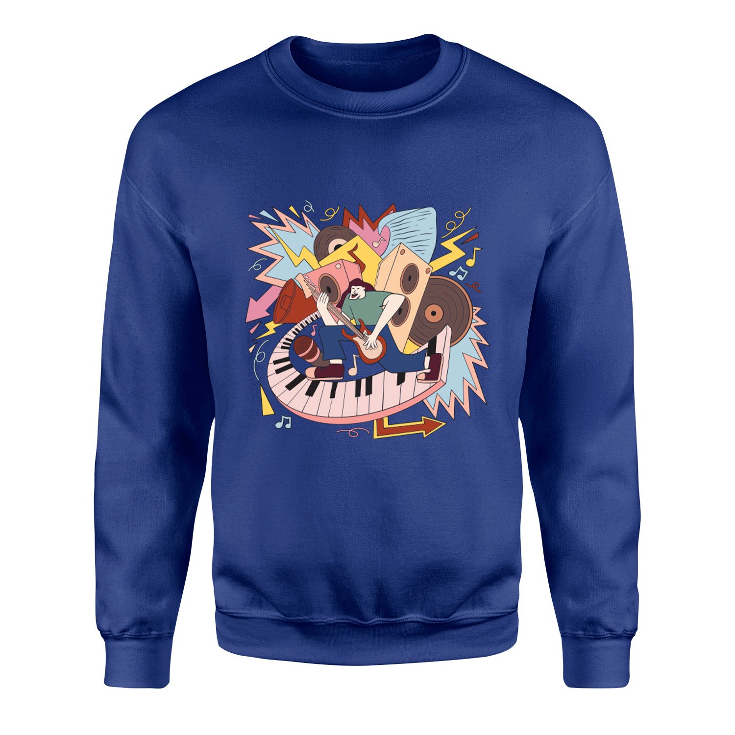 World of Music Sweatshirt S - İndigo Mavisi