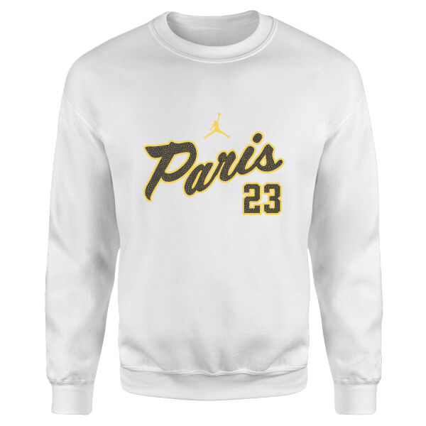 Paris 23 Jordan Sweatshirt XL - Beyaz