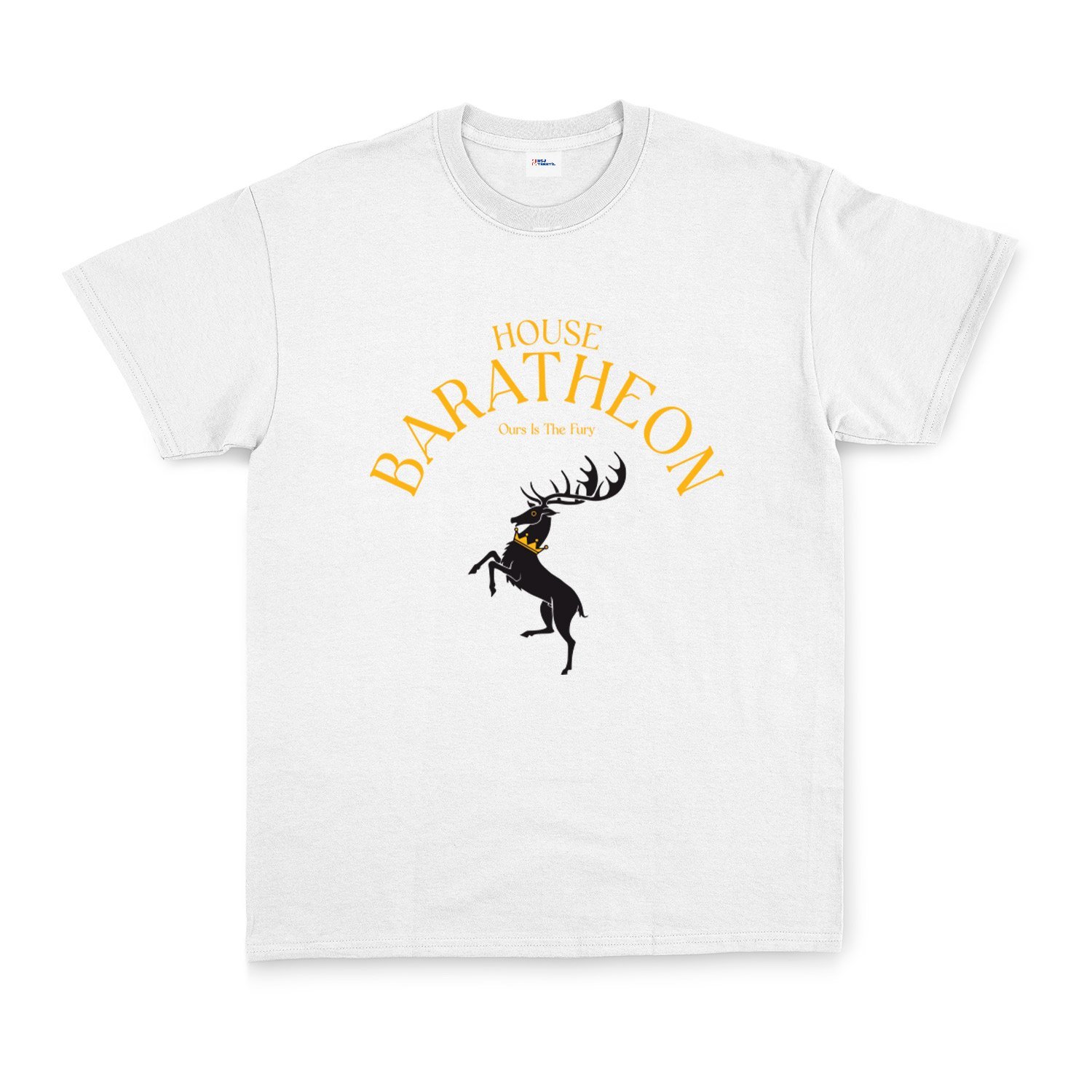 House Baratheon Tişört L - Beyaz | OUTLET